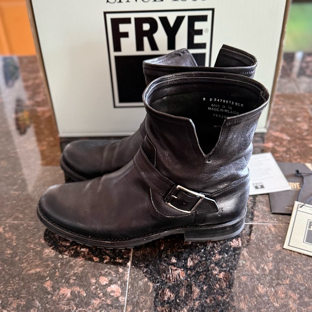 Frye Natalie Short Engineer Boot - Picture 6 of 12